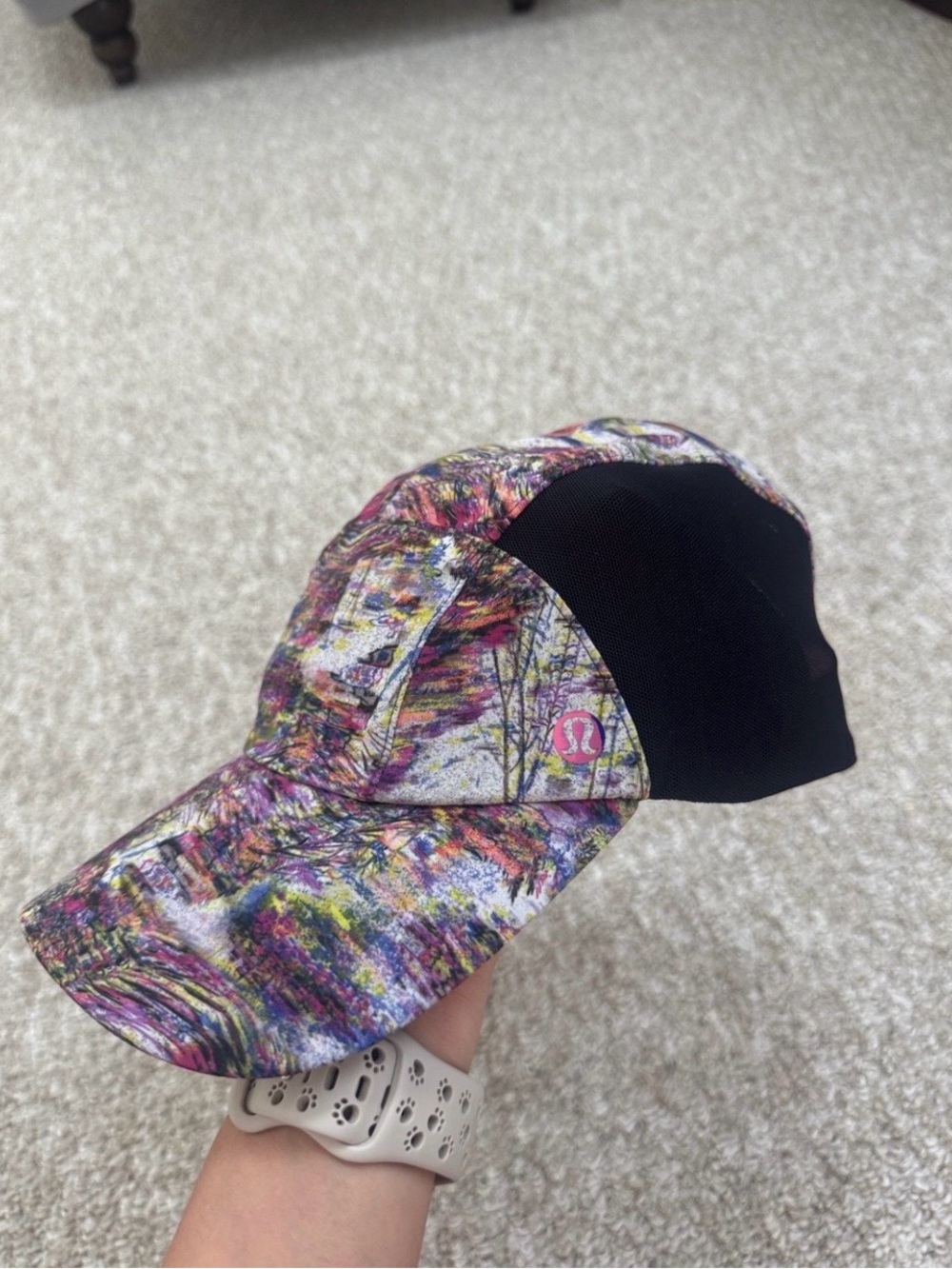 lululemon athletica Multicolor Patterned Cap with Black Mesh